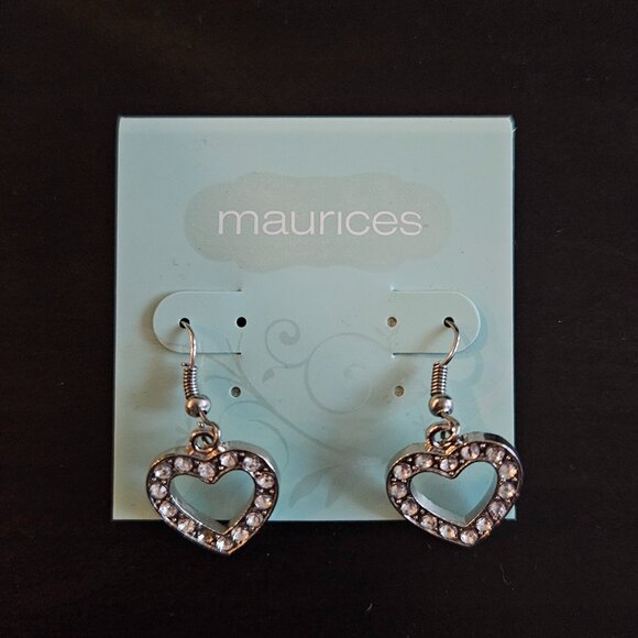 Maurices Heart Earrings - Picture 1 of 2